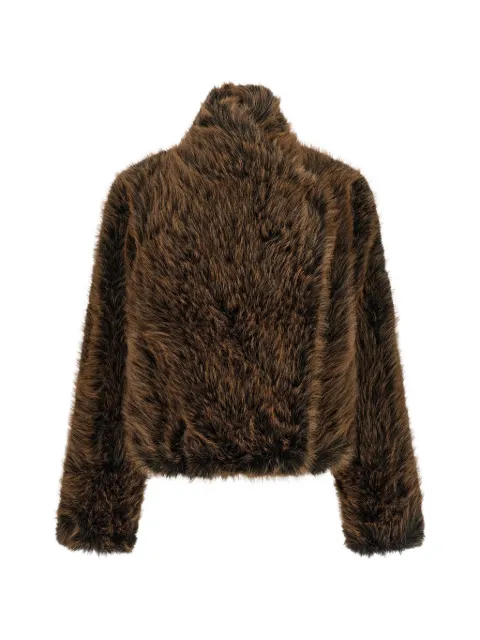 B&B COUTURE faux-fur jacket Brown SUSANFIRSTJACKETBLACKBROWN