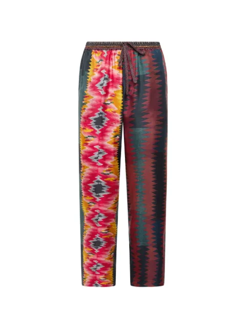 Pierre-Louis Mascia Aloe straight-leg trousers Red ALOESPT10959SE