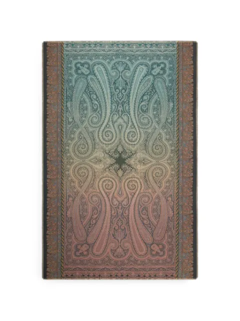 Pierre-Louis Mascia Pancake paisley-print scarf Blue PANCAKES130X190SWO