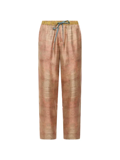 Pierre-Louis Mascia Aloe straight-leg trousers Neutrals ALOESPT10959SE