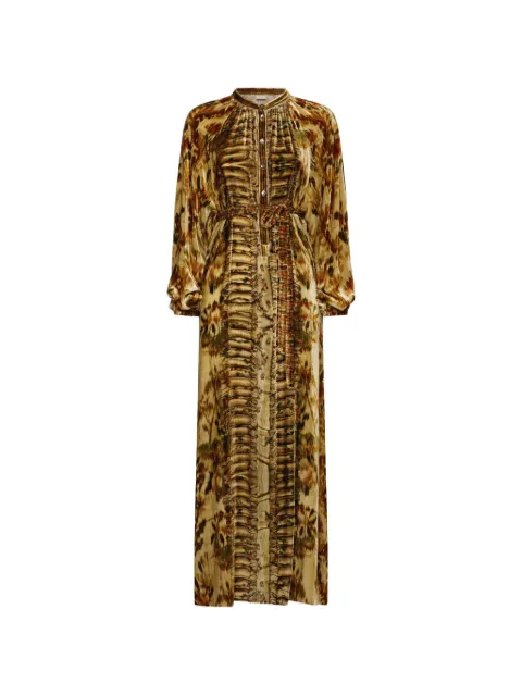 Pierre-Louis Mascia Kanada ruffled shirt dress Yellow KANADAAB12238VI519506101