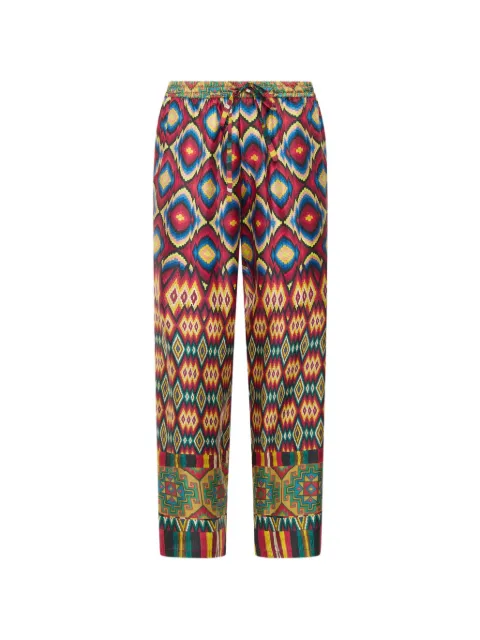 Pierre-Louis Mascia Alow straight-leg trousers Red ALOESPT10959SE