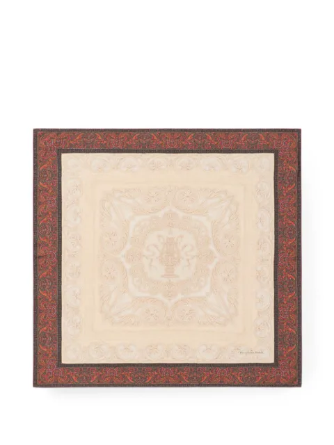 Pierre-Louis Mascia Aloeuw bandana scarf Neutrals ALOEUWSW067X067MSE