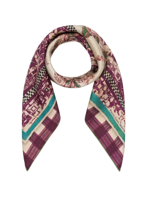 Pierre-Louis Mascia Aloeuw bandana scarf Neutrals ALOEUWSW067X067MSE