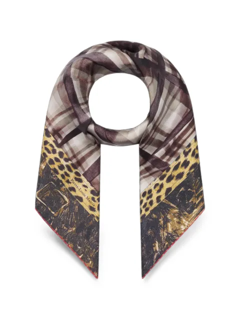 Pierre-Louis Mascia Cialda bandana scarf Brown CIALDATW090X090MSE