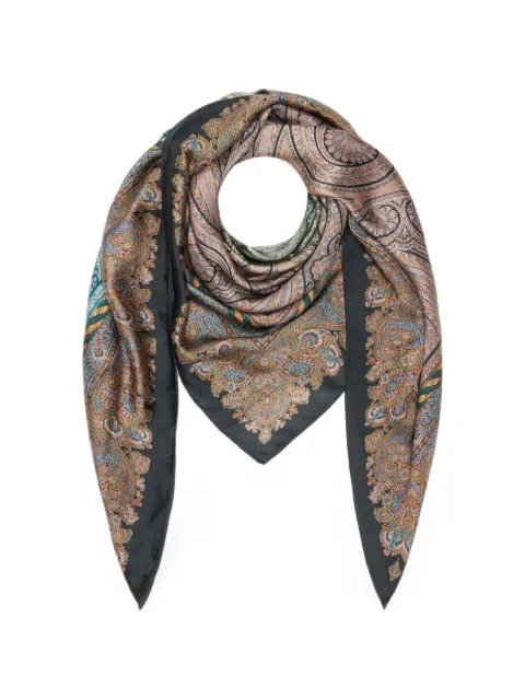 Pierre-Louis Mascia Molare shawl scarf Black MOLARESW135X135MSE