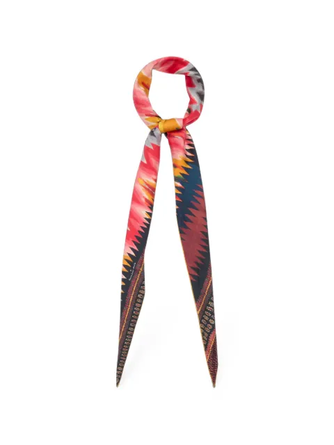 Pierre-Louis Mascia Aloeuw geometric-pattern scarf Blue ALOEUWSW065X120LMFSE518893101