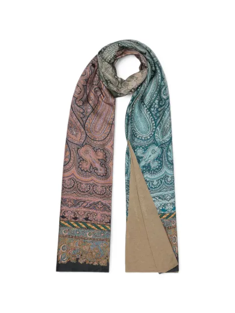 Pierre-Louis Mascia Aloewon scarf Blue ALOEWON065X190DSE
