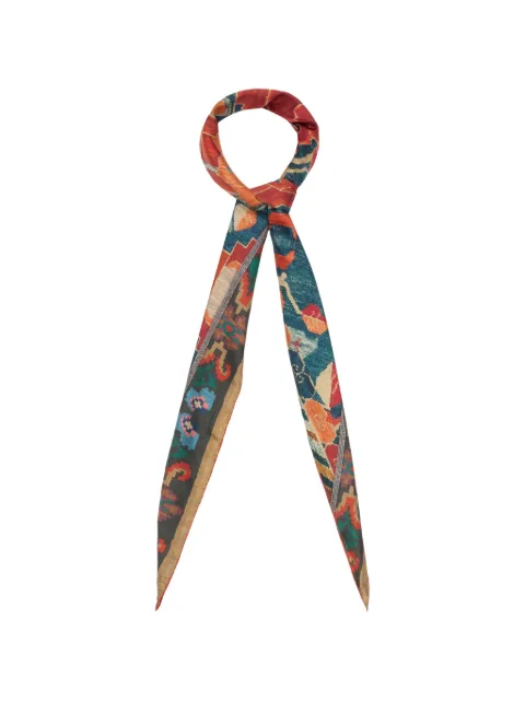 Pierre-Louis Mascia Aloeuw floral-print scarf Blue ALOEUWSW065X120LMFSE