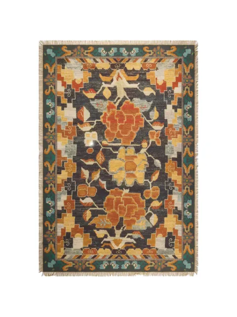Pierre-Louis Mascia Aloeuw silk scarf Black ALOEUWSW135X195S4SE