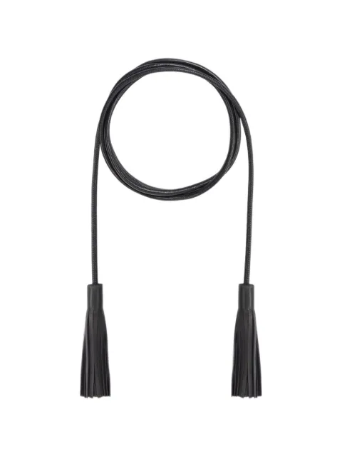 Pierre-Louis Mascia Plmbelt tassel-detail belt Brown PLMBELTCI06AFN0008NERO