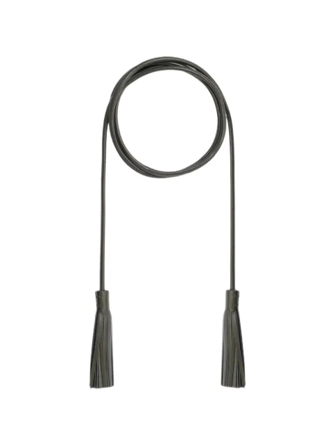 Pierre-Louis Mascia Plmbelt tassel-detail belt Green PLMBELTCI06AFN0550OLIVA