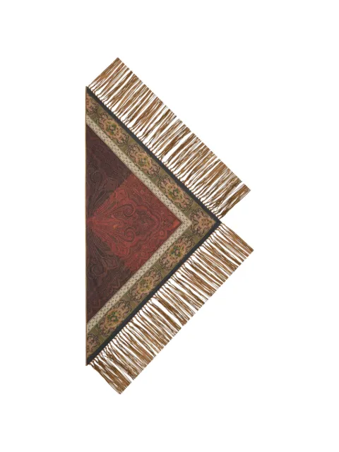 Pierre-Louis Mascia Pankake shawl scarf Red PANCAKES135X135GFBWO