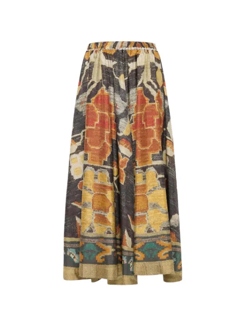 Pierre-Louis Mascia Aloe A-line maxi skirt Black ALOESGO12799SE