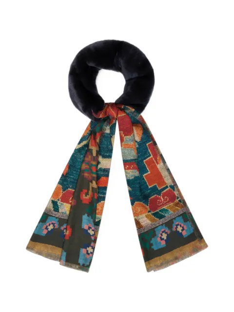 Pierre-Louis Mascia Fanory silk scarf Blue FANORY065X190SSE