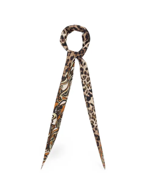 Pierre-Louis Mascia Aloeuw silk scarf Brown ALOEUWSW065X120LMFSE