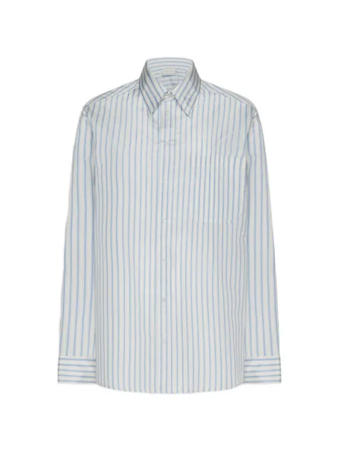 Pierre-Louis Mascia Popverig3 striped shirt White POPVERIG3TXVCML12968SEBCOAZZ