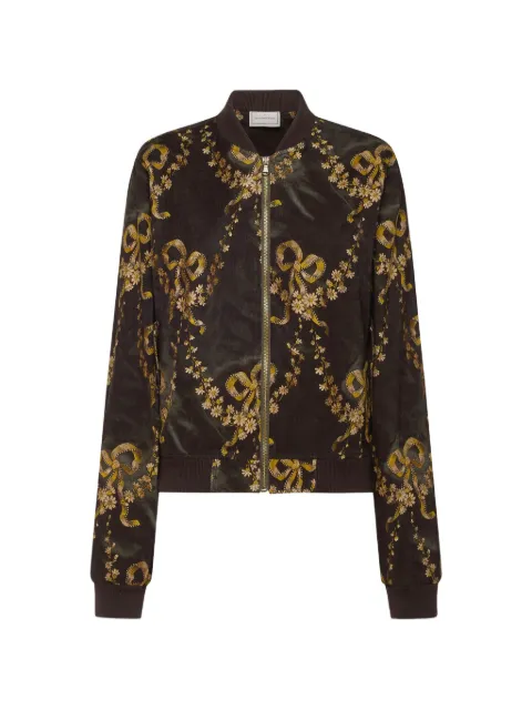 Pierre-Louis Mascia Amadox floral-print jacket Brown AMADOXGB12904CO150114101