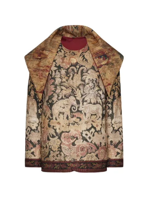 Pierre-Louis Mascia Beaint floral-motif jacket Neutrals BEAINTGC12932WO519827101