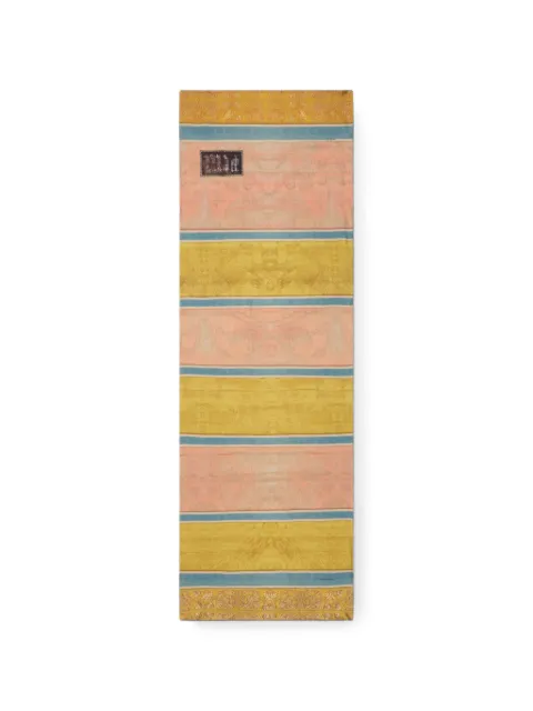 Pierre-Louis Mascia Aloewon striped patterned scarf Yellow ALOEWON065X190DSE518912101