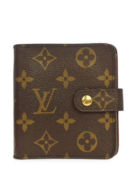 Louis Vuitton Pre-Owned 2003 Monogram Compact zip wallet Brown 188850