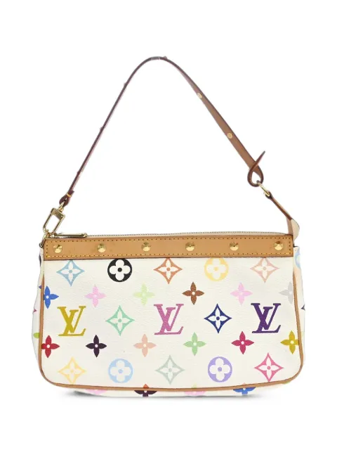 Louis Vuitton Pre-Owned x Takashi Murakami 2003 Pochette Accessoires Monogram Multicolour canvas tote bag White 188855