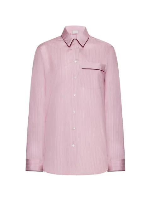 Pierre-Louis Mascia Rig3 pinstripe-print shirt Pink RIG3TFCML12944SEROSA