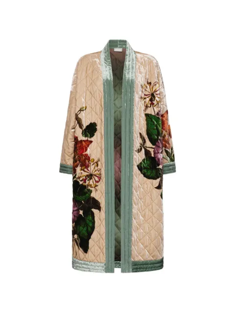 Pierre-Louis Mascia Kandox floral-print quilted kimono Neutrals KANDOXKM11944VI519275101