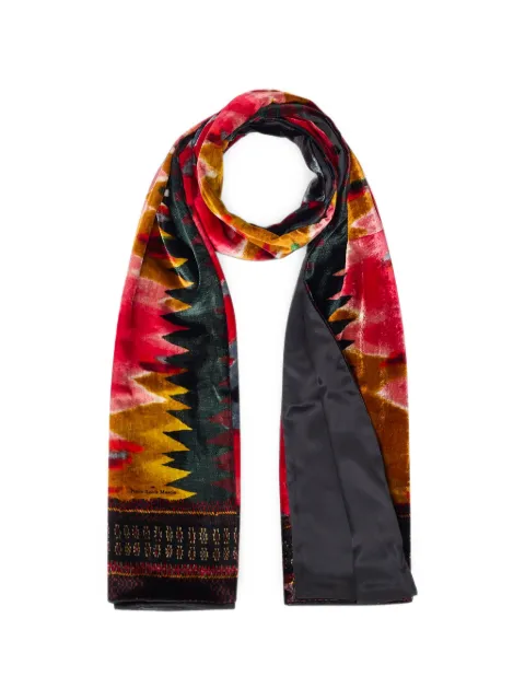 Pierre-Louis Mascia Kanadas zigzag scarf Red KANADAS065X200DVI519071101