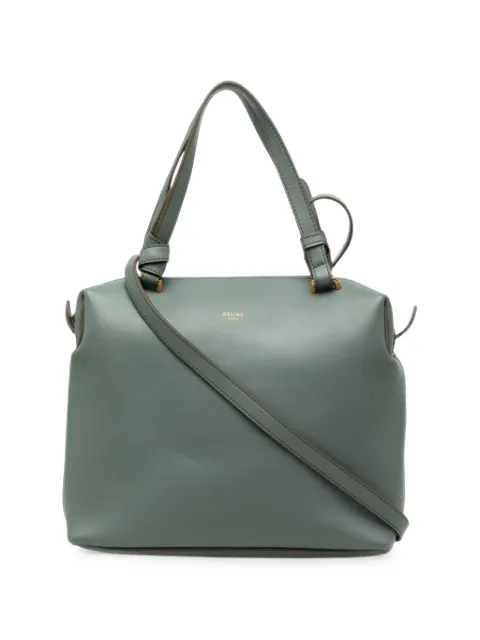 Celine Pre-Owned 2018 Small Leather Soft Cube Bag satchel Grey 5RZT0746IHR9GDF3