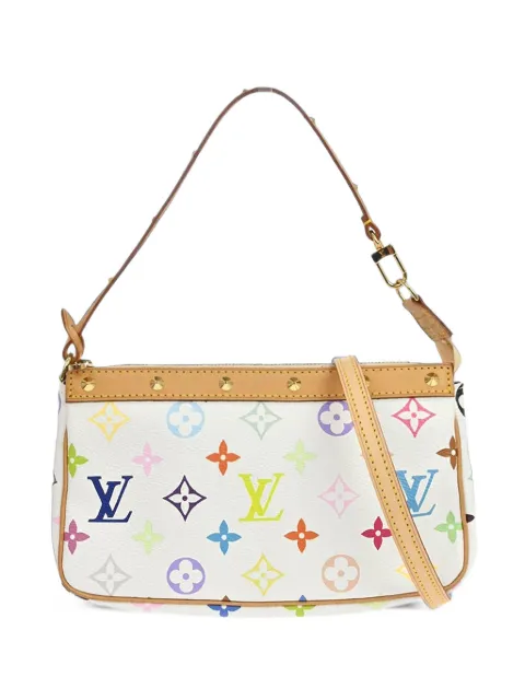 Louis Vuitton Pre-Owned x Takashi Murakami 2003 Pochette Accessoires Monogram Multicolour canvas tote bag White 168280