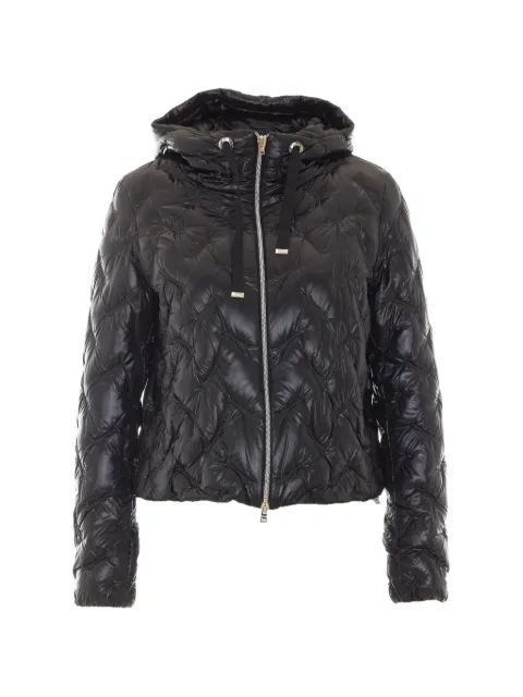 Herno quilted hooded jacket Black PI00169DR12017Z