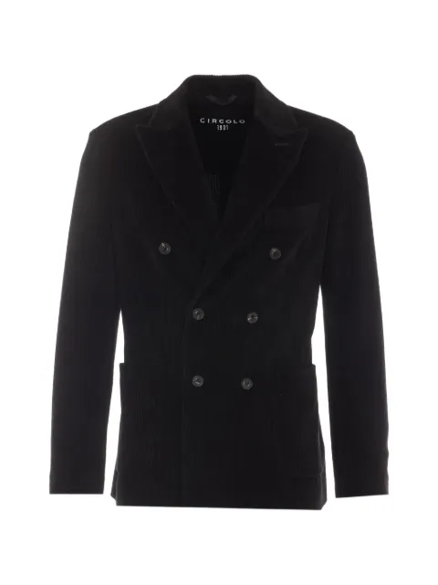 Circolo 1901 double-breasted blazer Black CN54022