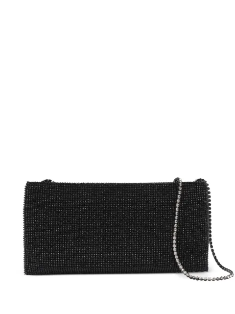 Benedetta Bruzziches mini Your Best Friend La Petite crystal-embellished clutch bag Black 015013