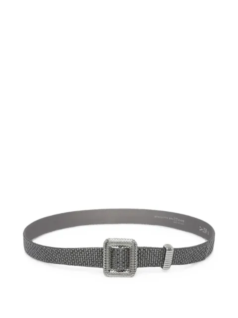 Benedetta Bruzziches Venus crystal-embellished belt Grey 019180