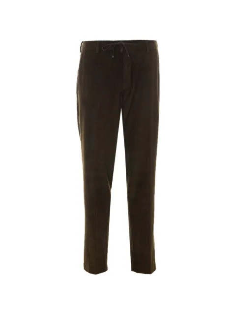Circolo 1901 corduroy drawstring trousers Green CN5403