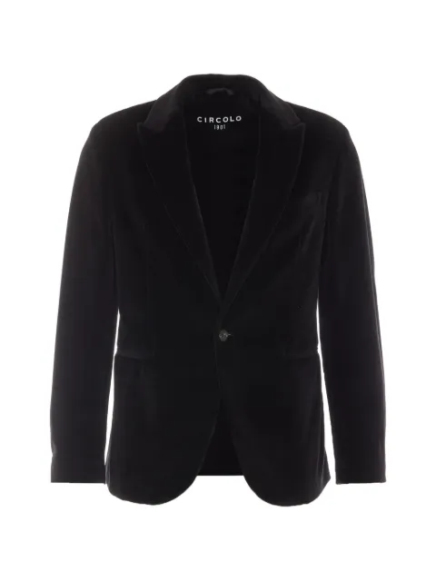 Circolo 1901 single-breasted blazer Black CN5410G007