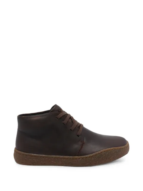 Camper Peu Terreno lace-up leather high-top sneakers Brown K300467PEU