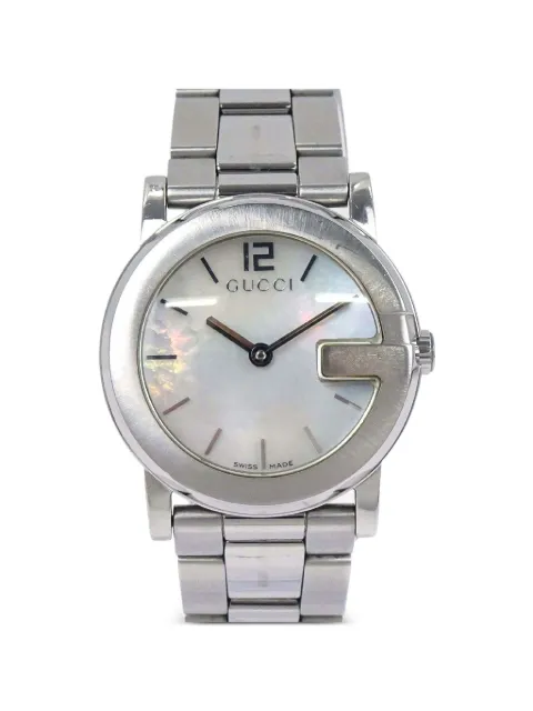 Gucci Pre-Owned G-Frame 101L 28mm watch White 168359