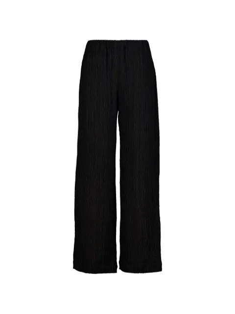 120% Lino crinkled palazzo pants Black 33ELIW29S9G512700