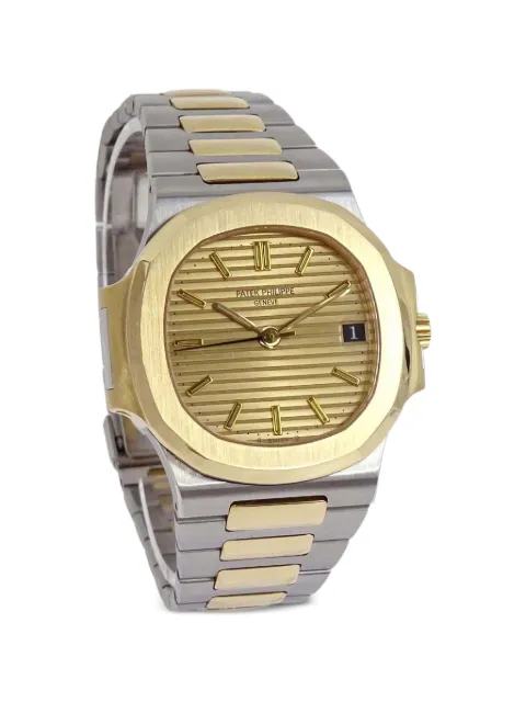 Patek Philippe 1990 Nautilus 37mm watch Gold 187732