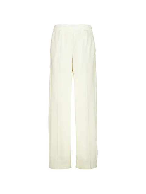 120% Lino elasticated-waistband straight-leg trousers Neutrals 33ELIW29SOG514700