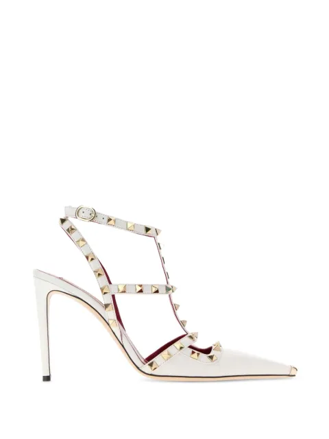 Valentino Garavani Rockstud kidskin pumps 100mm White WS0PV4WZD