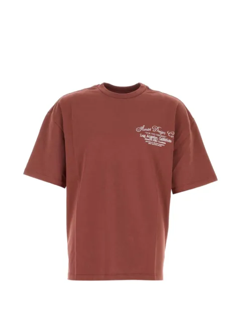 AMIRI logo-print T-shirt Red AM426JR003