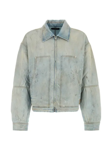 AMIRI distressed-effect denim jacket Blue AM426JA080