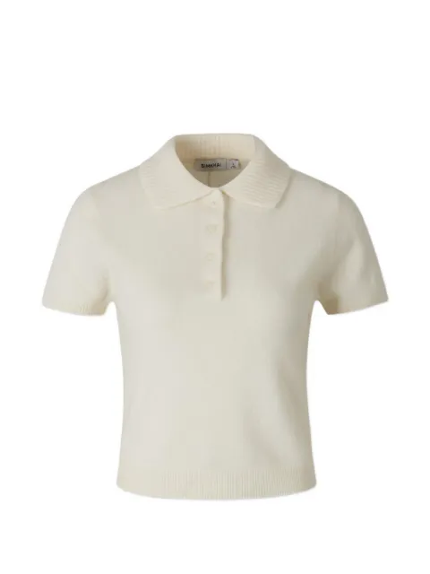 SIMKHAI short-sleeve polo shirt White 4262190K100CASHMERE