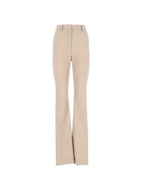 THELATEST Elvira split-hem trousers Neutrals TLW03128W0206ABTP