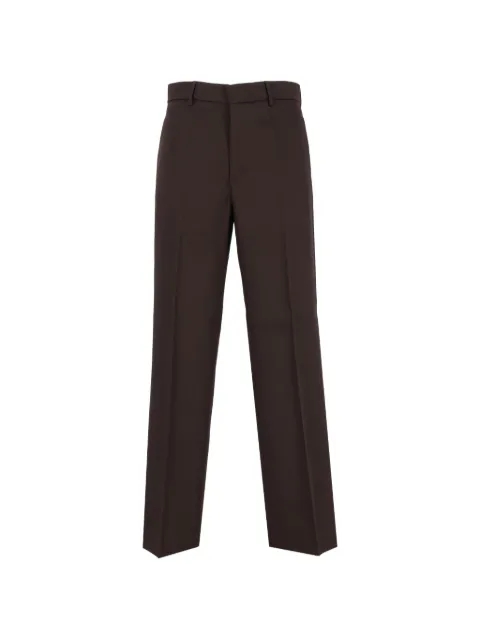 Barena Delfo pressed-crease trousers Brown PAU5655