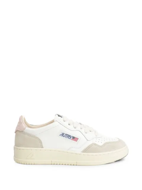 Autry Medalist Low panelled leather sneakers White AULW