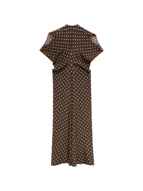 Altuzarra Marni polka-dot dress Brown F2268390100CASHMERE
